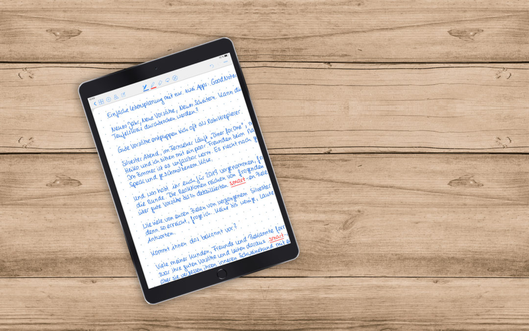 Einfache Lebensplanung mit nur zwei Apps: GoodNotes und Kalender