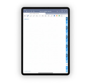 Produktgalleriebild für Shop Bullet Journal mit Register blau für iPad 11.0 Collection