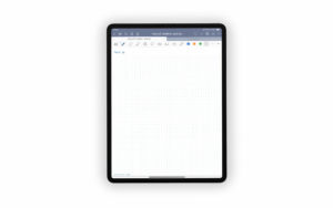 Bild (jpg) zeigt eine Seite des Future Logs des blauen Bullet Journals