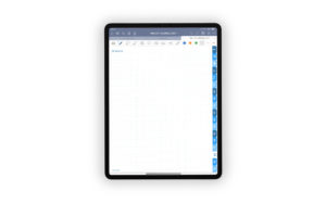 Produktgalleriebild fuer Shop Bullet Journal mit Register blau fuer iPad 11.0 Collection